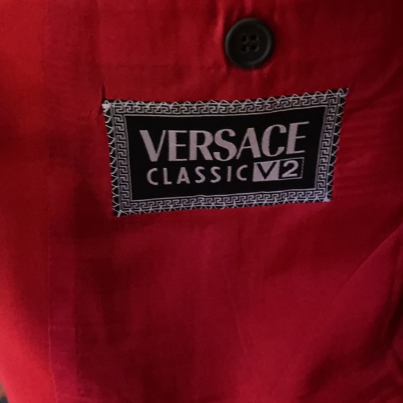 Versace classic v2 red vintage jacket used - Picture 2 of 5